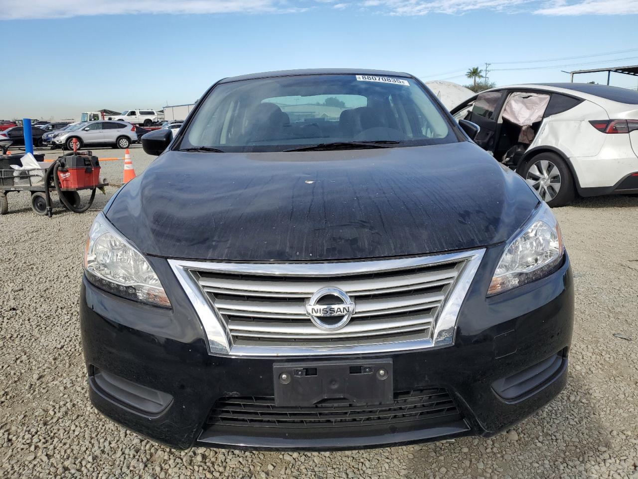 2014 Nissan Sentra VIN 3N1AB7AP4EY200589 Copart auction photo, side / front end damage thumbnail 5