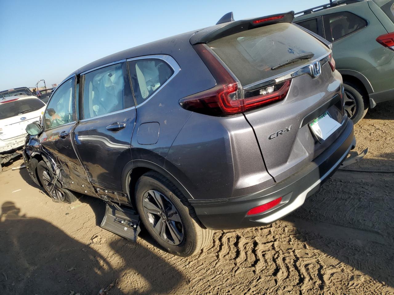 2020 Honda CR-V VIN 7FART6H21LE010246 Copart auction photo, side damage thumbnail 2