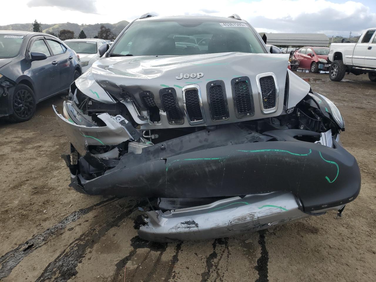 2016 Jeep Grand Cherokee VIN 1C4PJLDBXGW184234 Copart auction photo, front end damage thumbnail 5