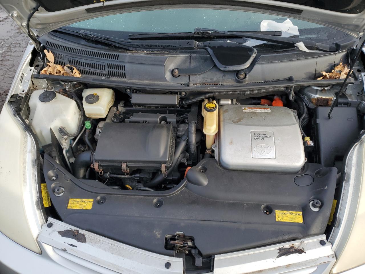 2005 Toyota Prius VIN JTDKB20UX57044524 Copart auction photo, rear end damage thumbnail 11