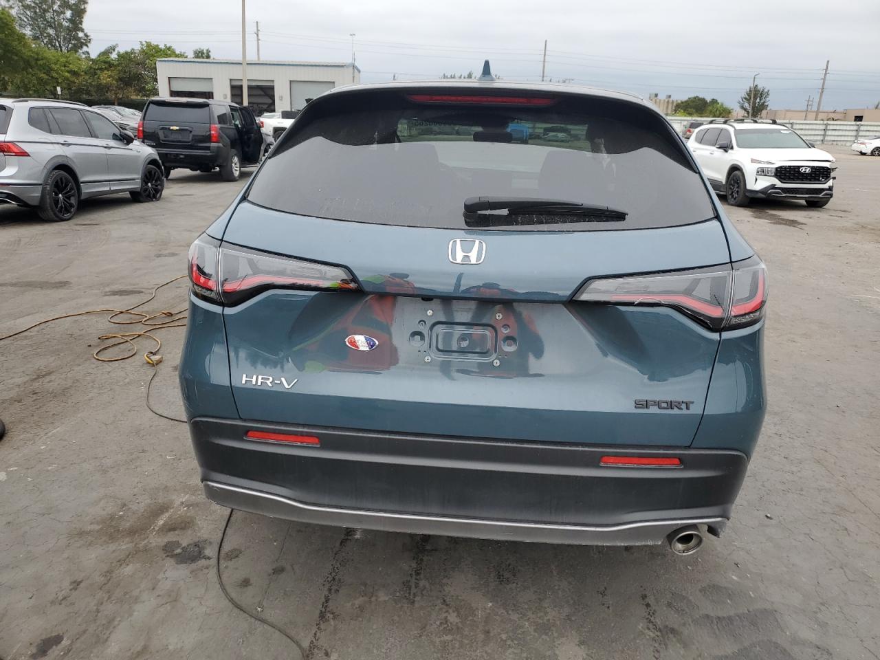 2024 Honda HR-V VIN 3CZRZ1H57RM754147 Copart auction photo, front end / side damage thumbnail 6