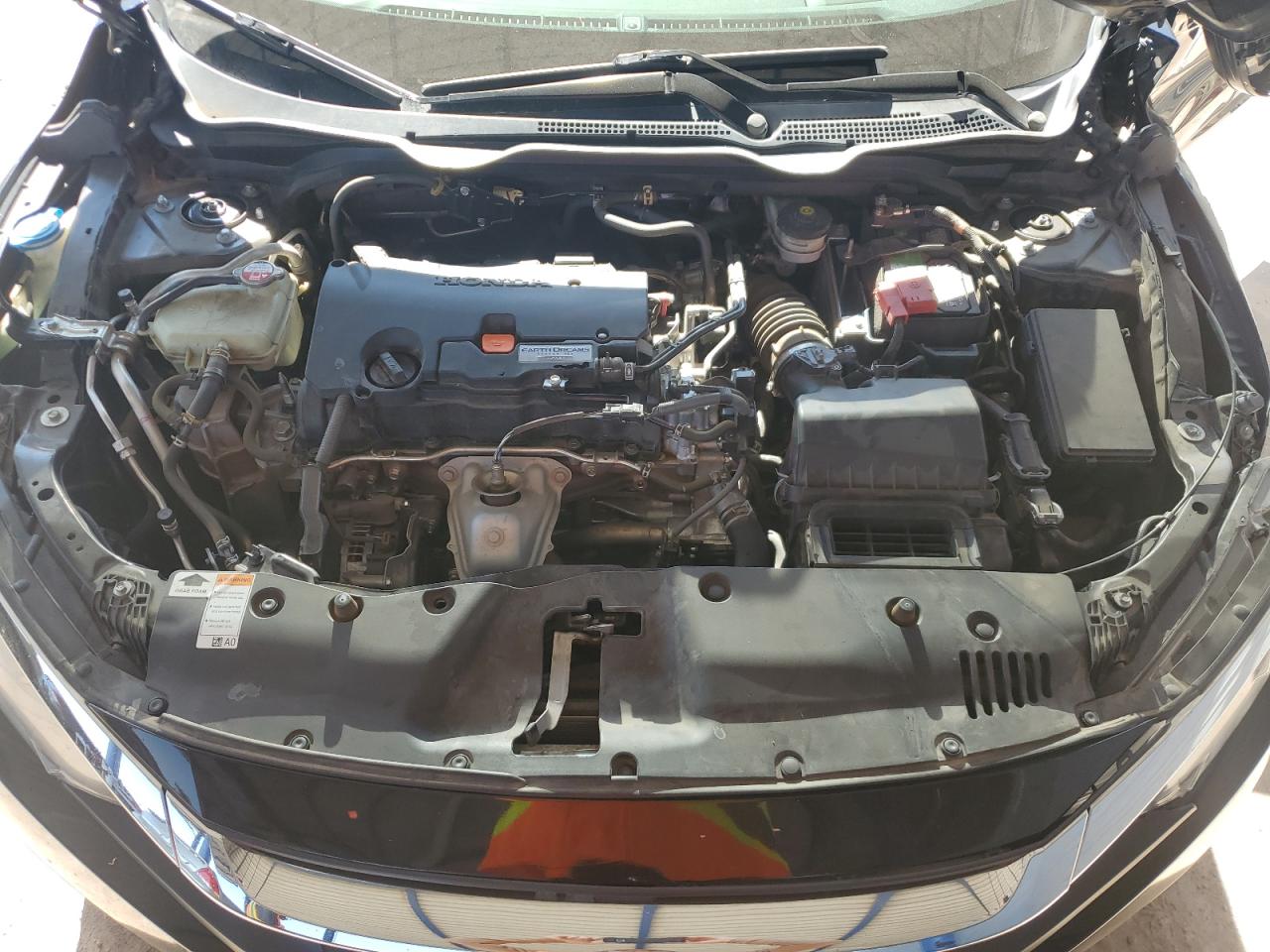 2017 Honda Civic VIN 19XFC2F89HE037559 Copart auction photo, side / front end damage thumbnail 12