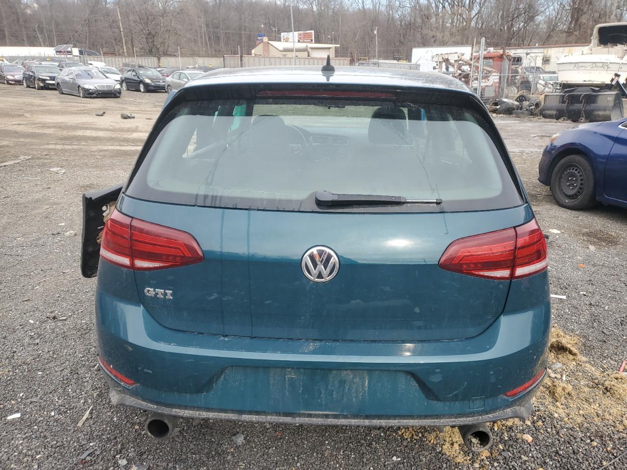 2018 Volkswagen GTI VIN 3VW447AU4JM295616 Copart auction photo, all over damage thumbnail 6