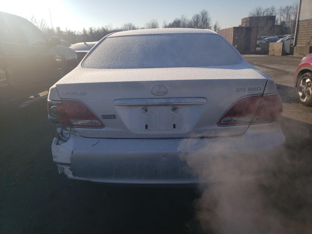 2005 Lexus ES VIN JTHBA30G155086657 Copart auction photo, side / rear end damage thumbnail 6
