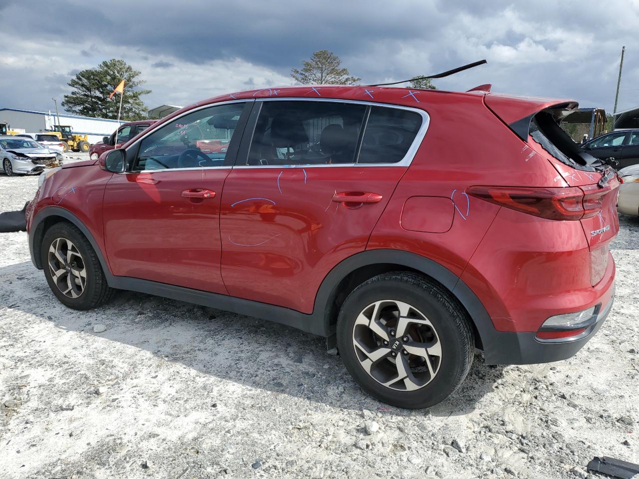 2020 KIA Sportage VIN KNDPM3AC2L7675230 Copart auction photo, front end / rear end damage thumbnail 2