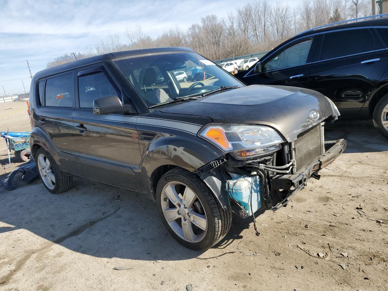 2011 KIA Soul VIN KNDJT2A23B7247577 Copart auction photo, front end damage thumbnail 4