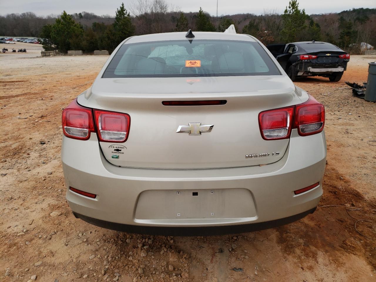 2015 Chevrolet Malibu VIN 1G11B5SL3FF348831 Copart auction photo, front end / side damage thumbnail 6