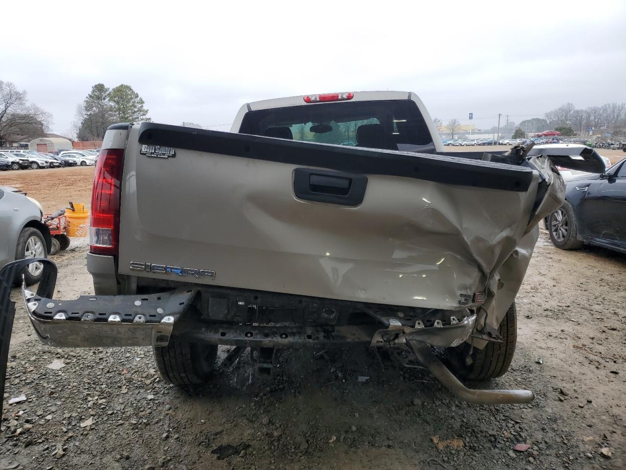 2009 GMC Sierra VIN 1GTEC19C59Z217049 Copart auction photo, rear end / side damage thumbnail 6