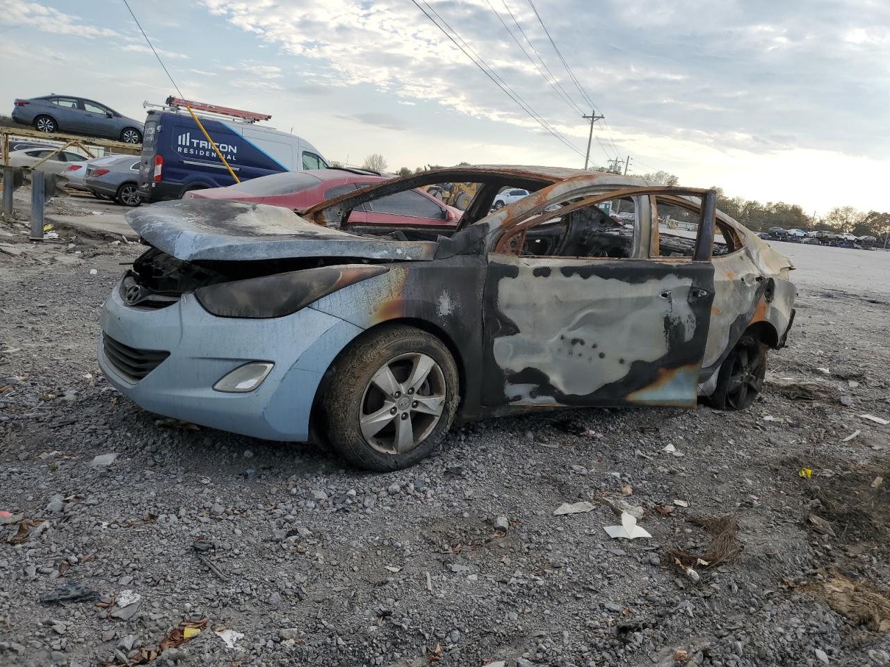 2012 Hyundai Elantra VIN KMHDH4AE4CU261345