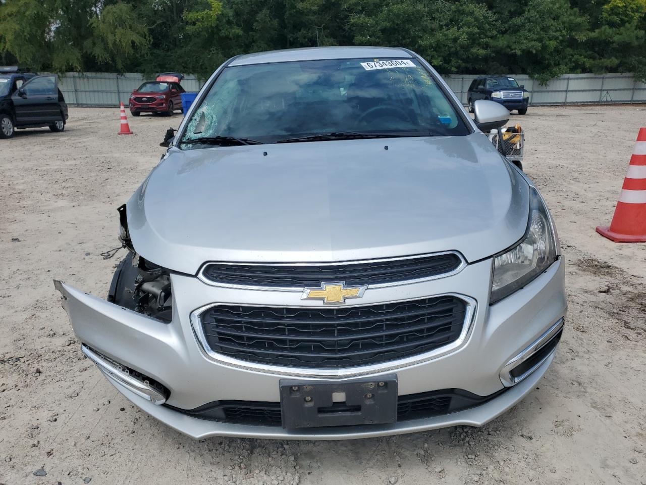 2015 Chevrolet Cruze VIN 1G1PC5SB8F7152215 Copart auction photo, side / front end damage thumbnail 5