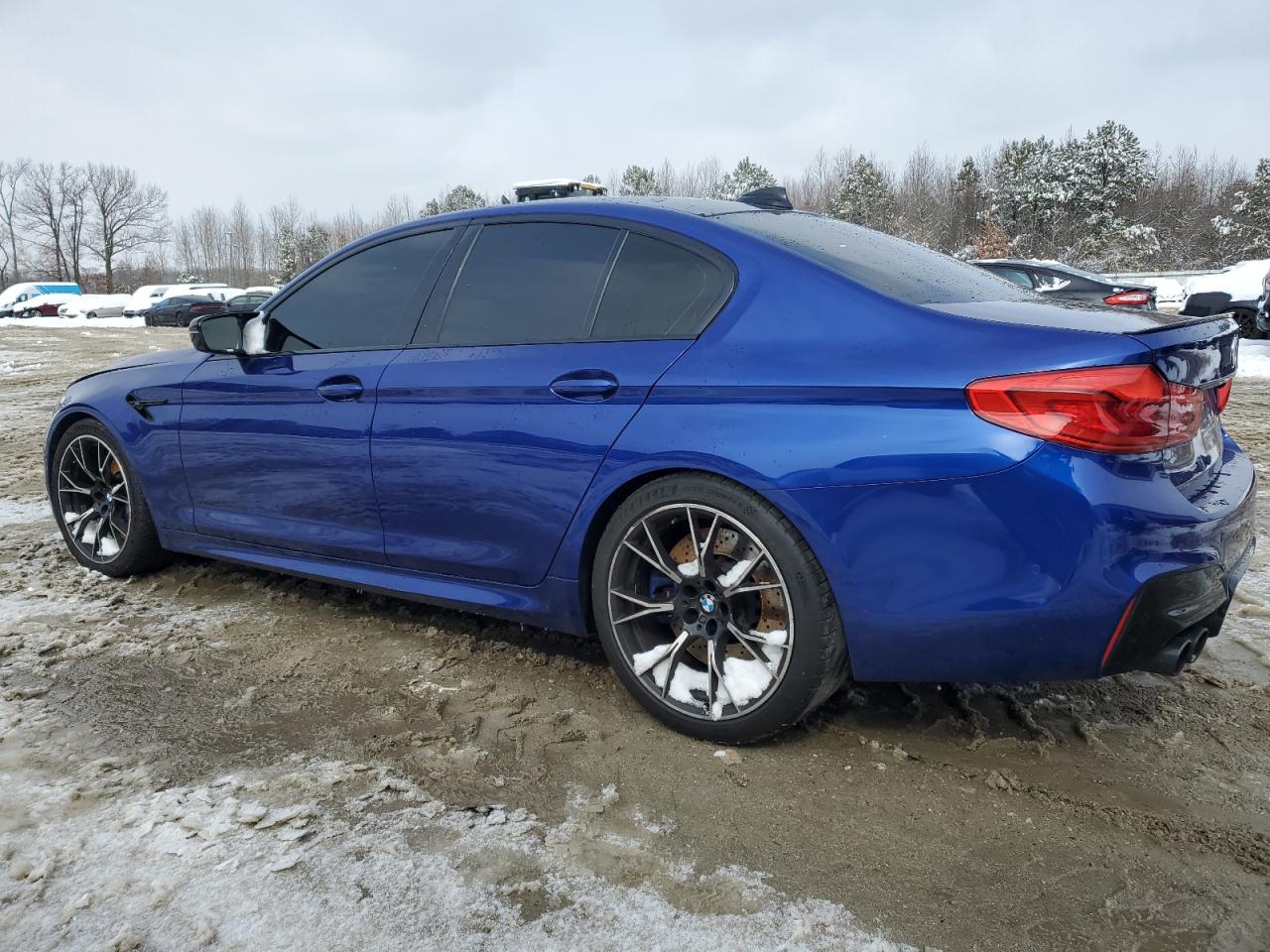 2019 BMW M5 VIN WBSJF0C57KB446785 Copart auction photo, all over damage thumbnail 2