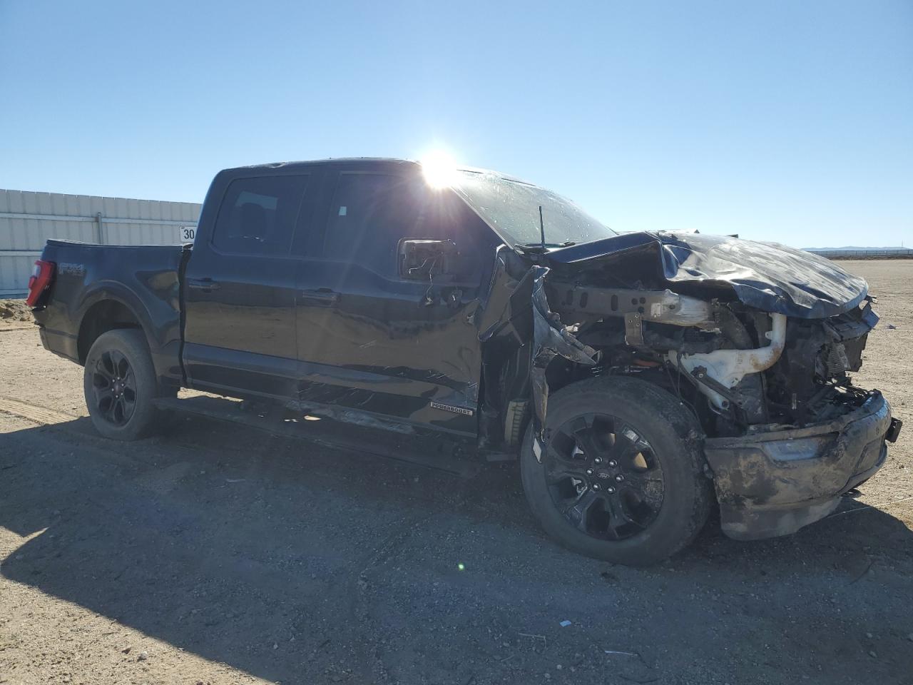 2023 Ford F-150 VIN 1FTFW1ED0PFA84421 Copart auction photo, rollover damage thumbnail 4