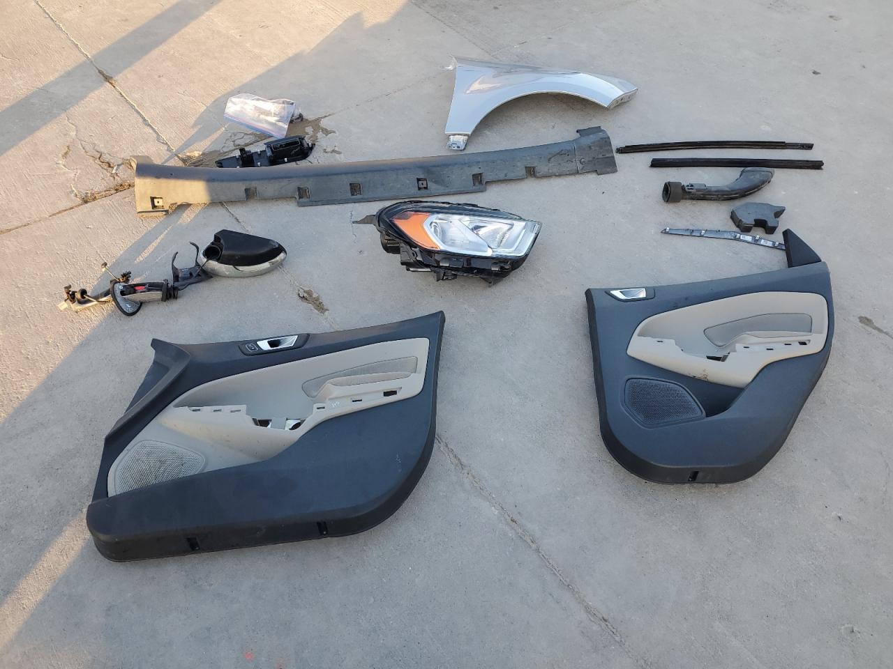 2019 Ford EcoSport VIN MAJ3S2GE3KC295624 Copart auction photo, all over damage thumbnail 13