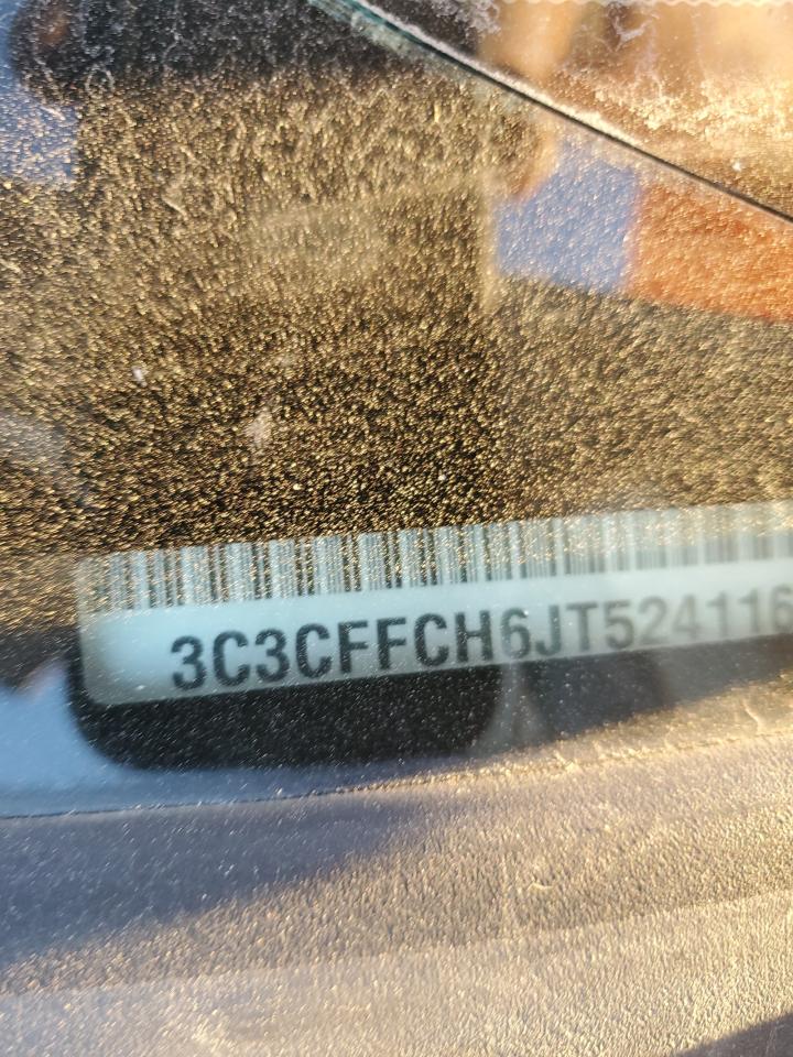 2018 Fiat 500 VIN 3C3CFFCH6JT524116 Copart auction photo, front end damage thumbnail 14