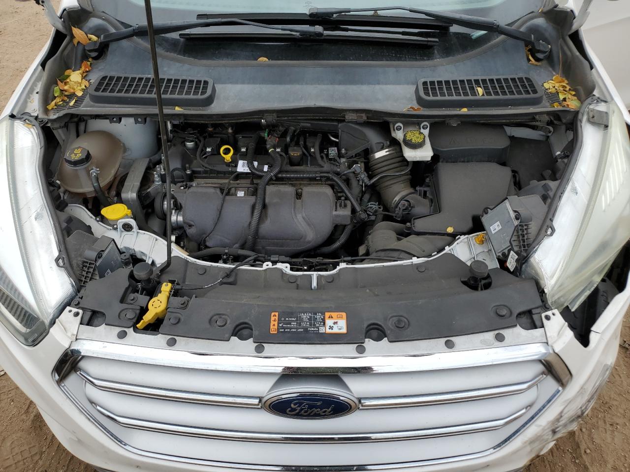 2017 Ford Escape VIN 1FMCU9G99HUC10803 Copart auction photo, front end / rear end damage thumbnail 14