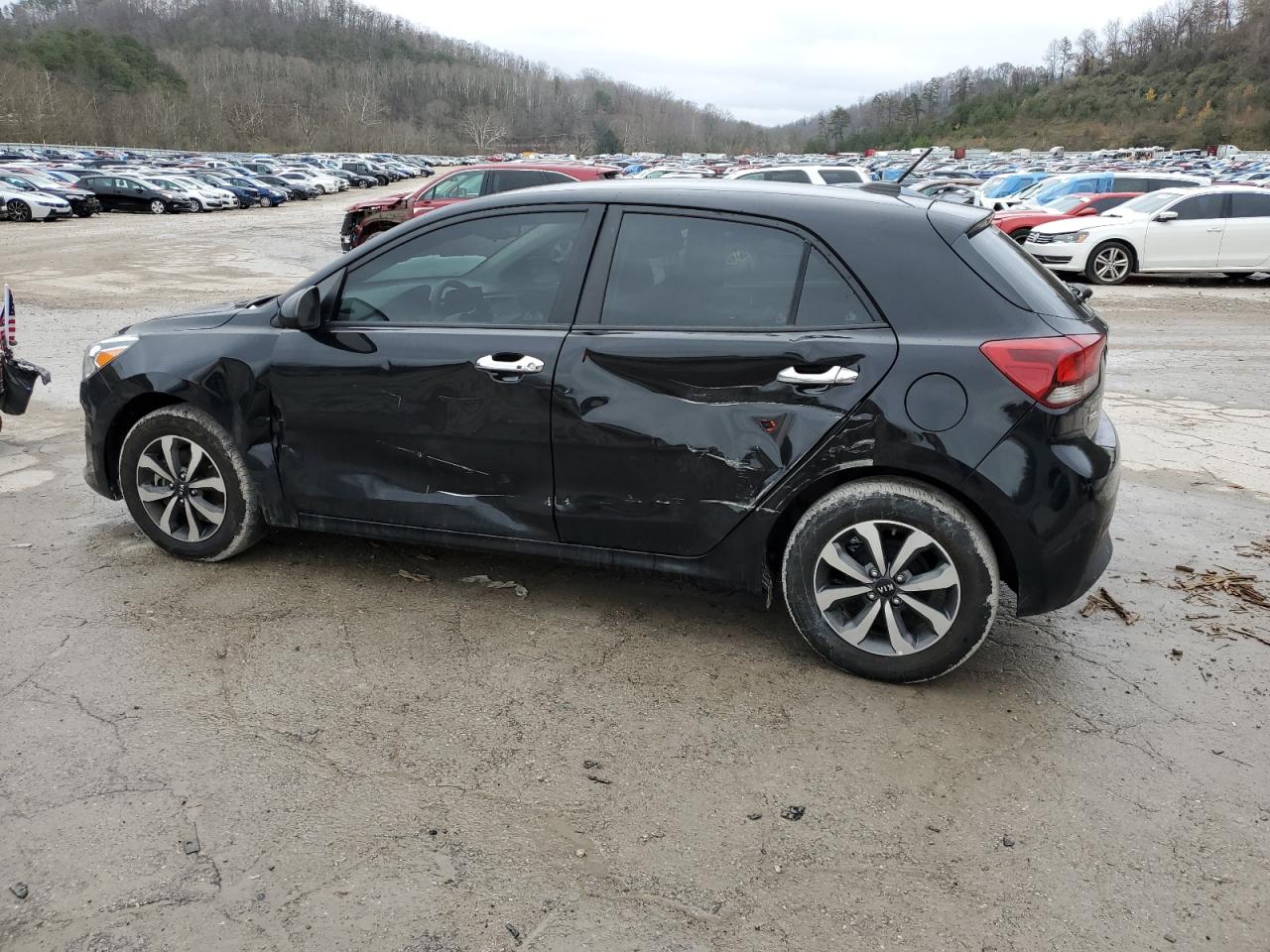 2021 KIA Rio VIN 3KPA25AD2ME390173 Copart auction photo, all over damage thumbnail 2