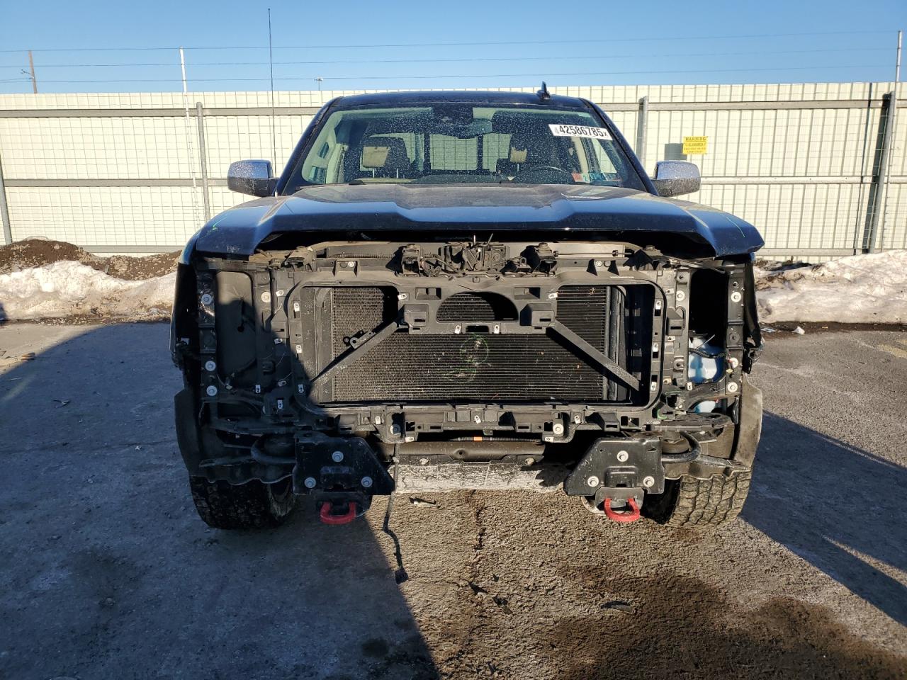 2017 GMC Sierra VIN 3GTU2PEJXHG152641 Copart auction photo, front end / side damage thumbnail 5