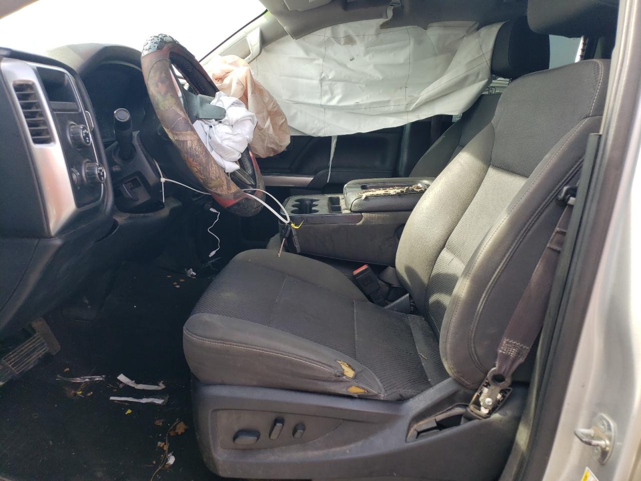 2017 Chevrolet Silverado VIN 1GCVKREC3HZ101855 Copart auction photo, front end / side damage thumbnail 7