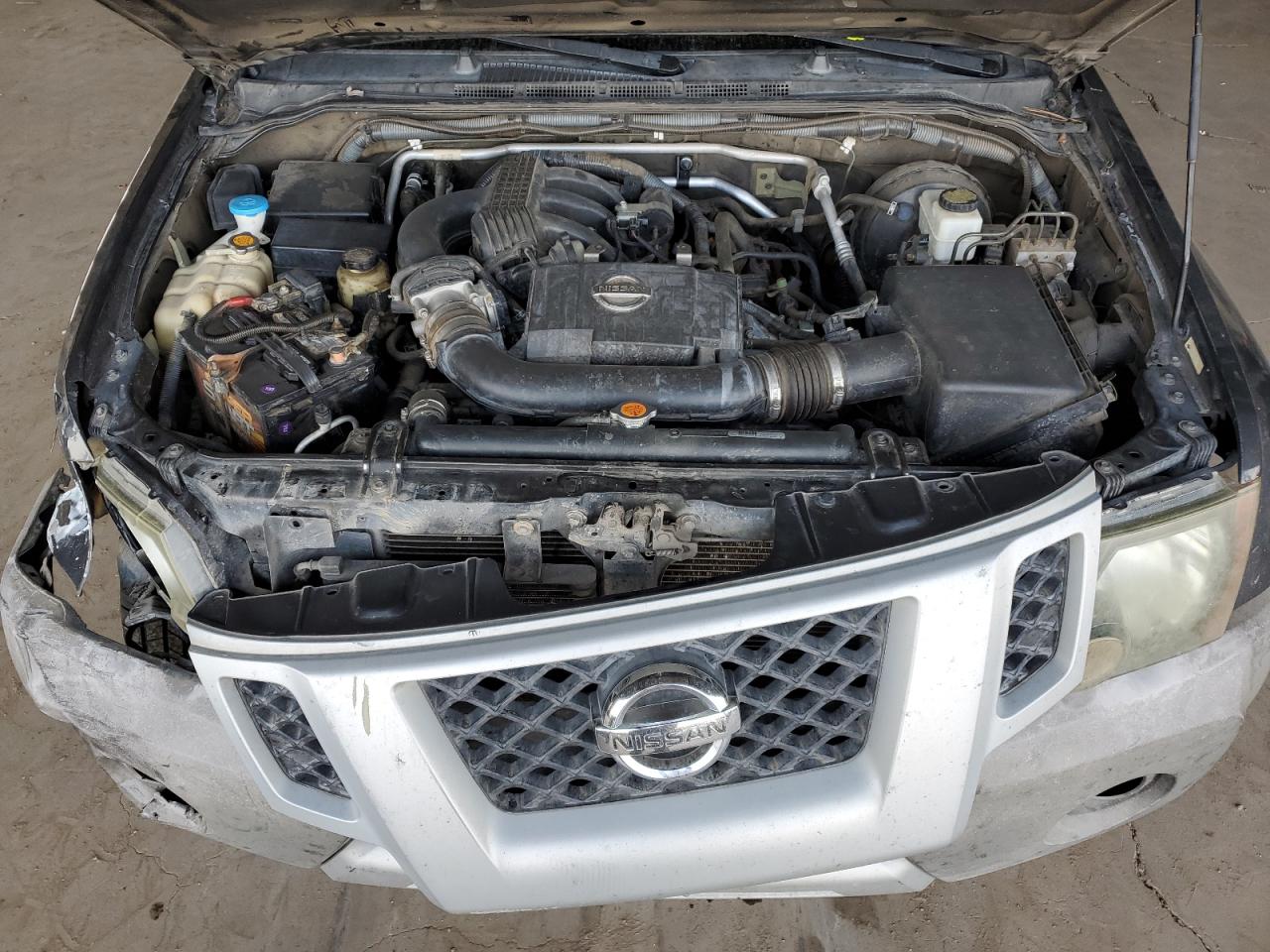 2010 Nissan XTerra VIN 5N1AN0NW3AC510485 Copart auction photo, front end / side damage thumbnail 11