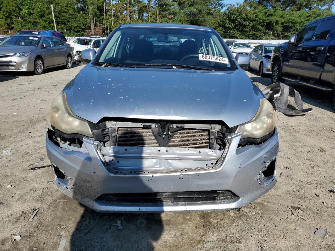 2012 Subaru Impreza VIN JF1GJAC63CH015914 Copart auction photo, front end / rear end damage thumbnail 5