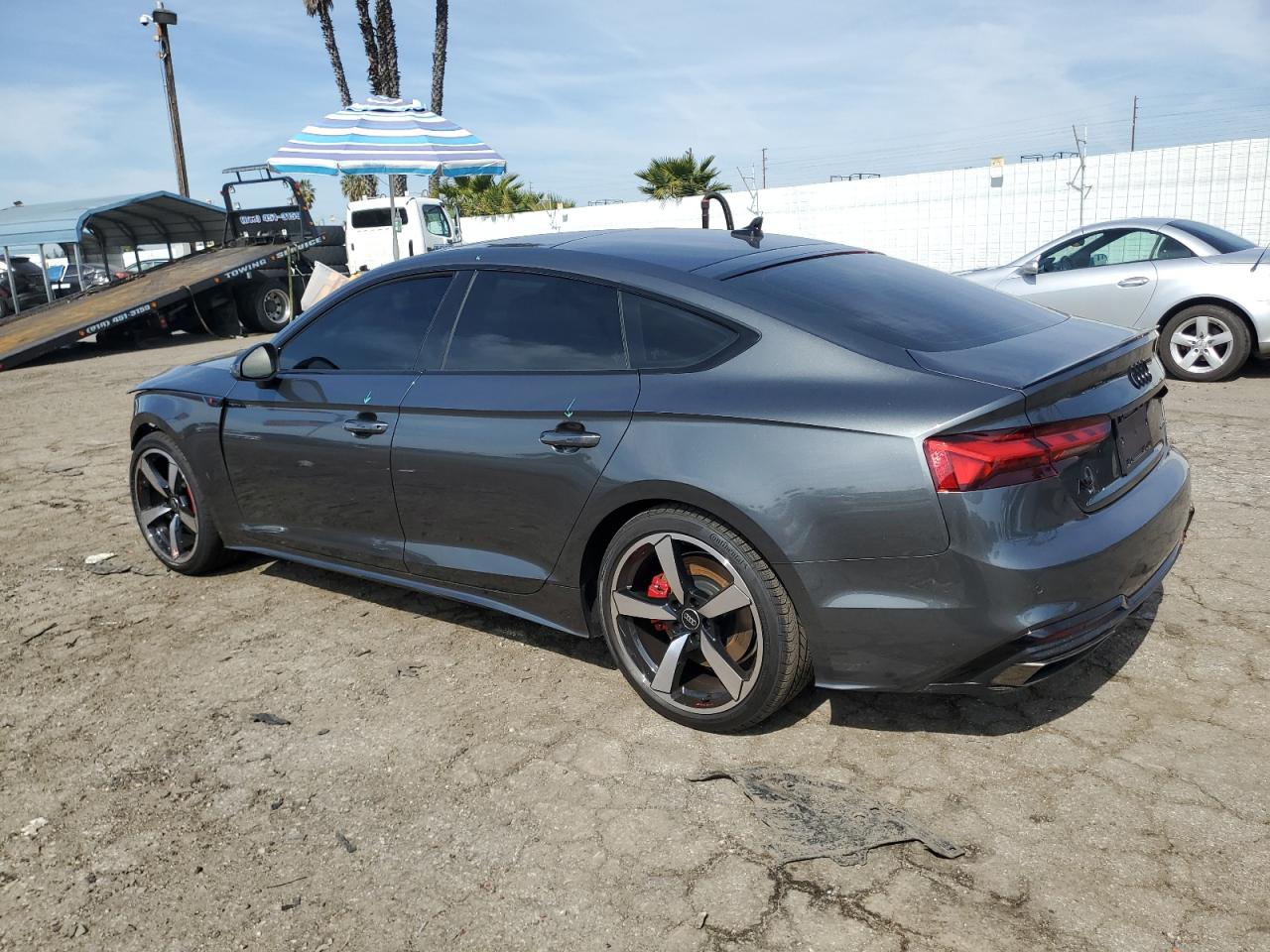 2024 Audi A5 VIN WAUFACF54RA118780 Copart auction photo, front end damage thumbnail 2