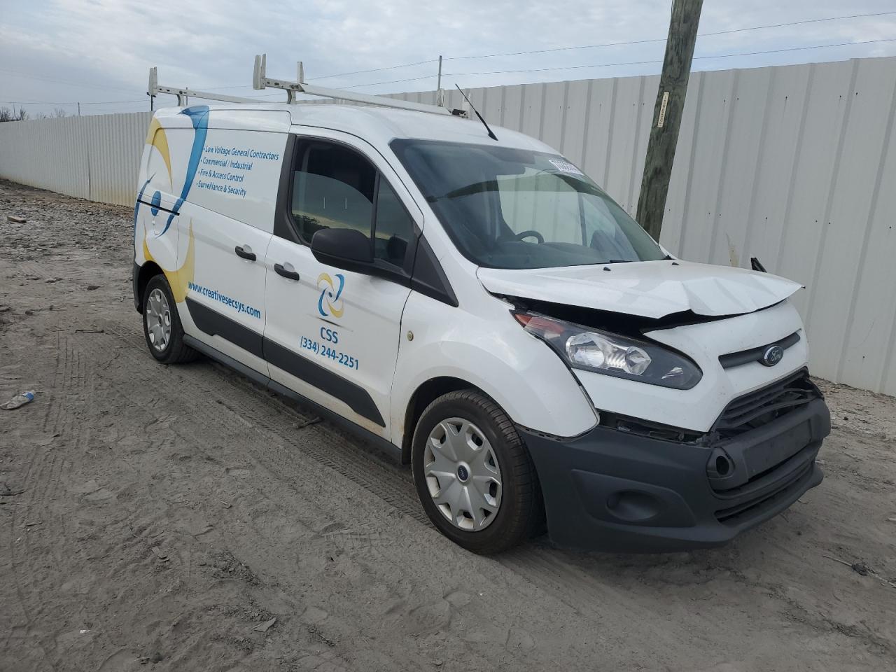 2018 Ford Transit VIN NM0LS7E7XJ1377157 Copart auction photo, front end damage thumbnail 4