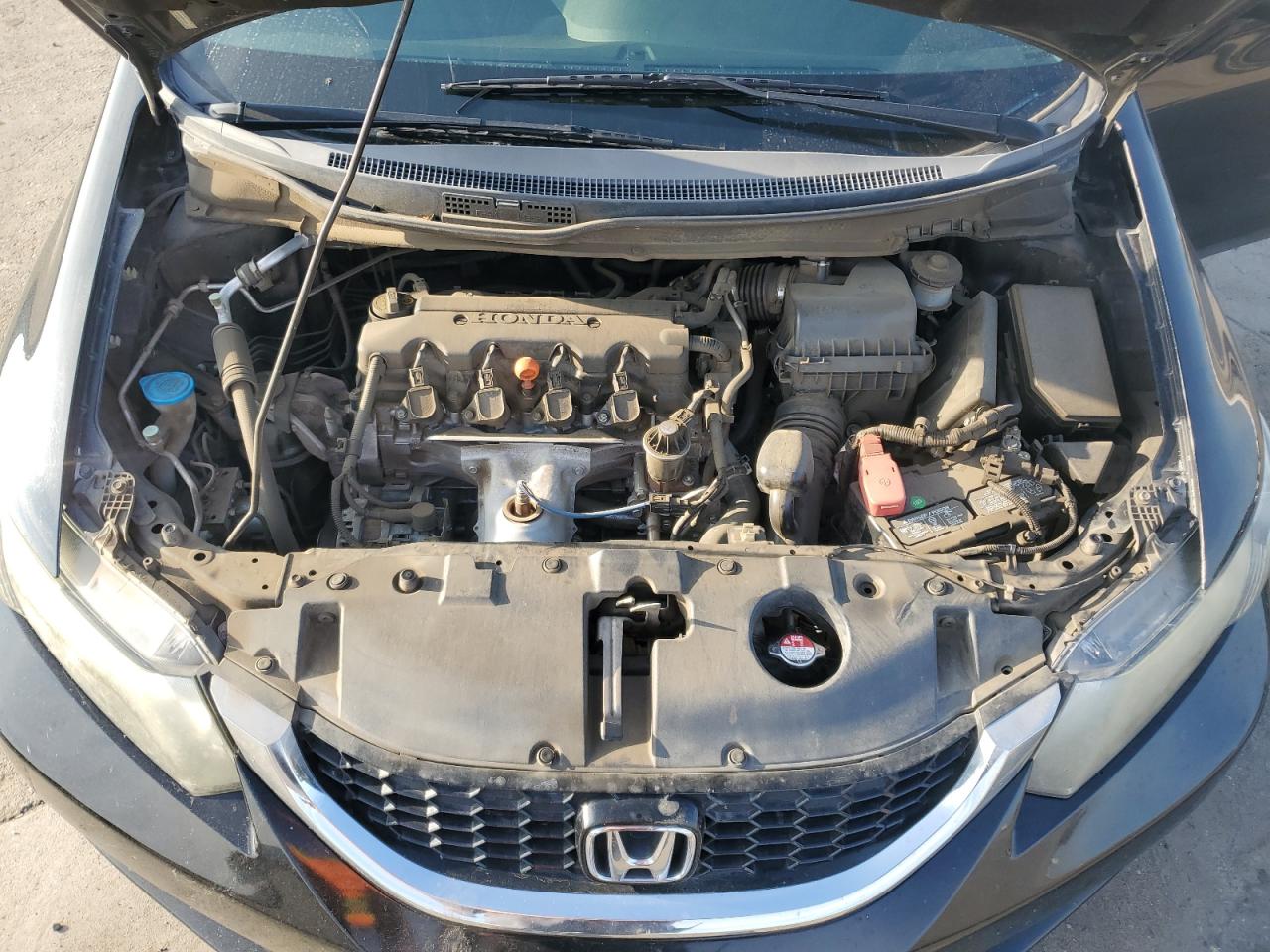 2013 Honda Civic VIN 19XFB2F82DE244114 Copart auction photo, rear end / side damage thumbnail 11