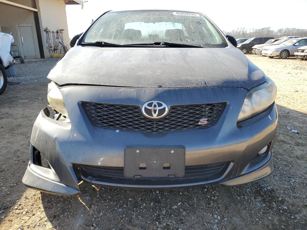 2010 Toyota Corolla VIN 1NXBU4EE2AZ242609 Copart auction photo, front end / side damage thumbnail 5