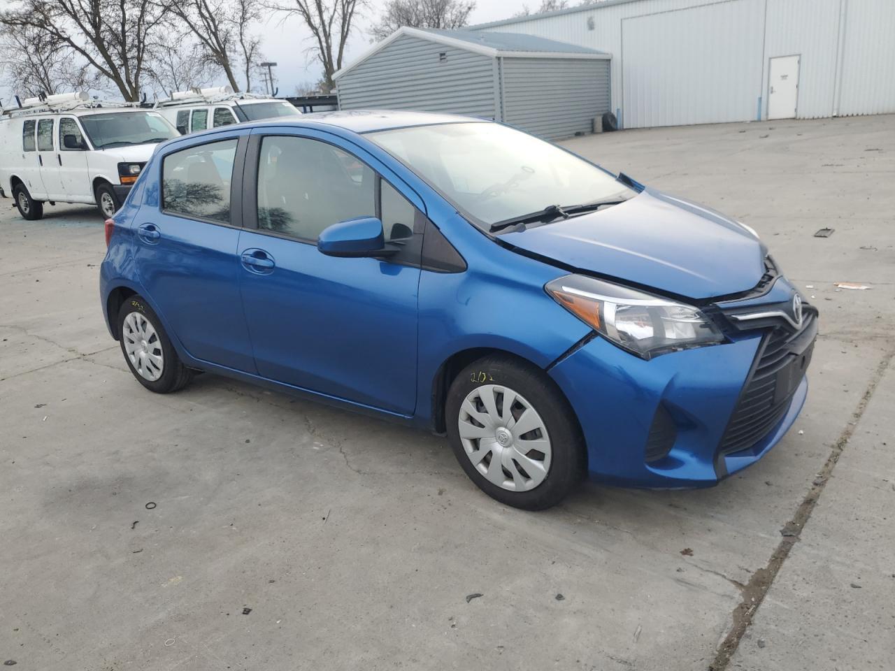 2015 Toyota Yaris VIN VNKKTUD35FA024588 Copart auction photo, front end damage thumbnail 4