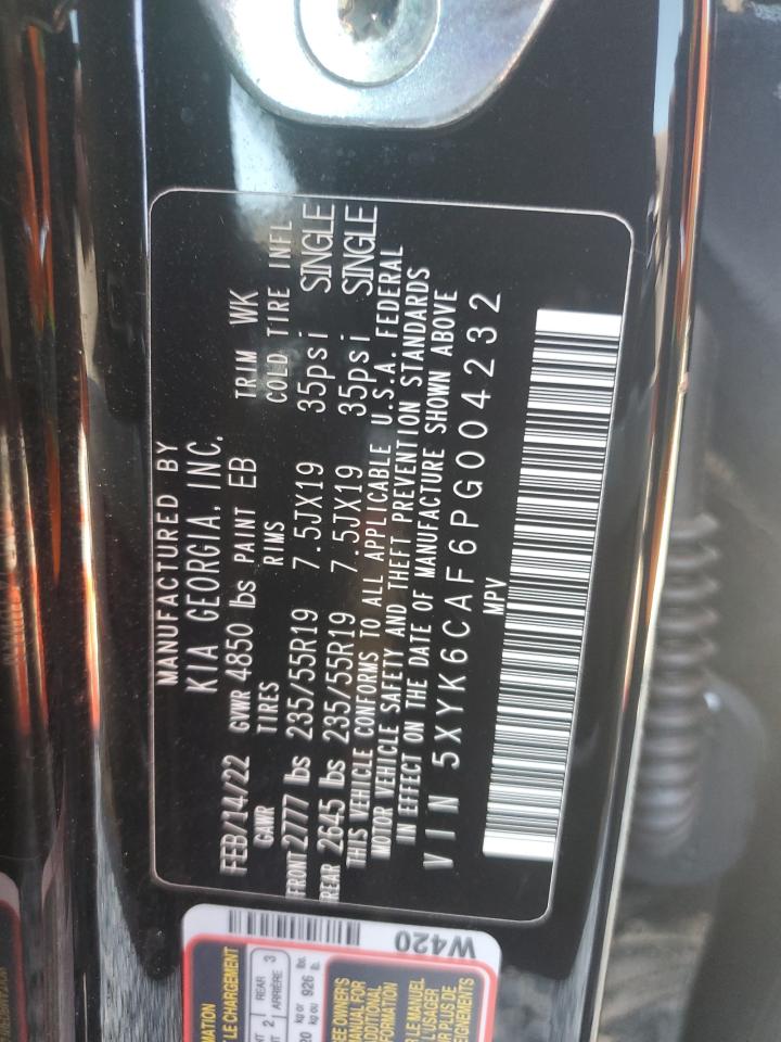 2023 KIA Sportage VIN 5XYK6CAF6PG004232 Copart auction photo, front end / side damage thumbnail 15
