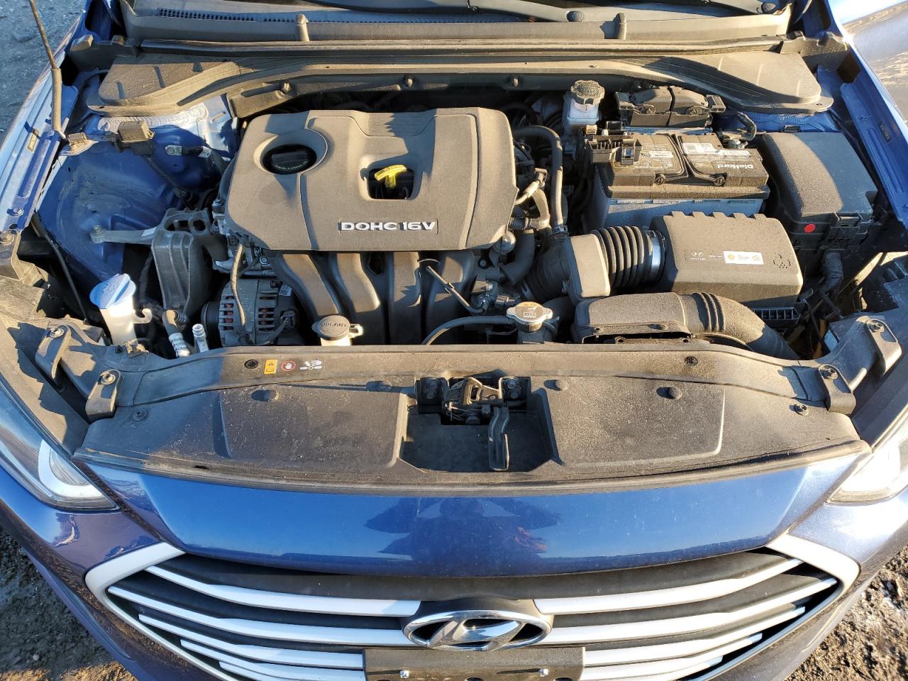 2017 Hyundai Elantra VIN 5NPD84LF7HH188550 Copart auction photo, rear end / minor dent/scratches damage thumbnail 11