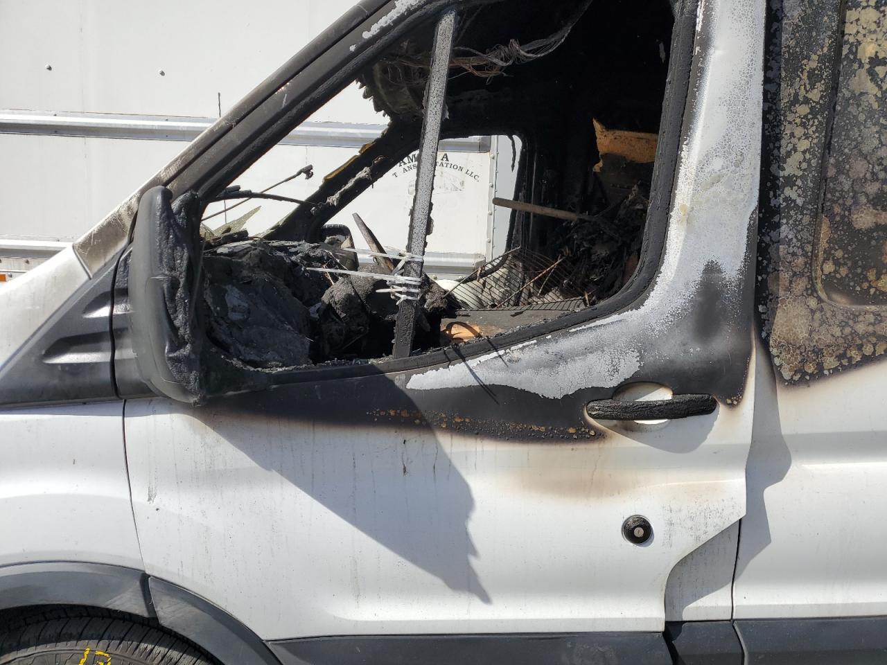 2015 Ford Transit VIN 1FTNR2XM2FKB18094 Copart auction photo, burn / missing/altered vin damage thumbnail 7