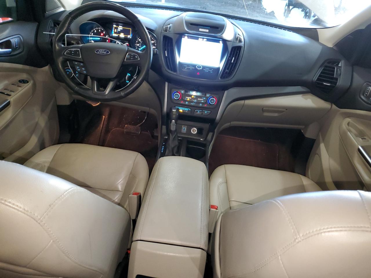 2017 Ford Escape VIN 1FMCU9G96HUD96428 Copart auction photo, front end damage thumbnail 8