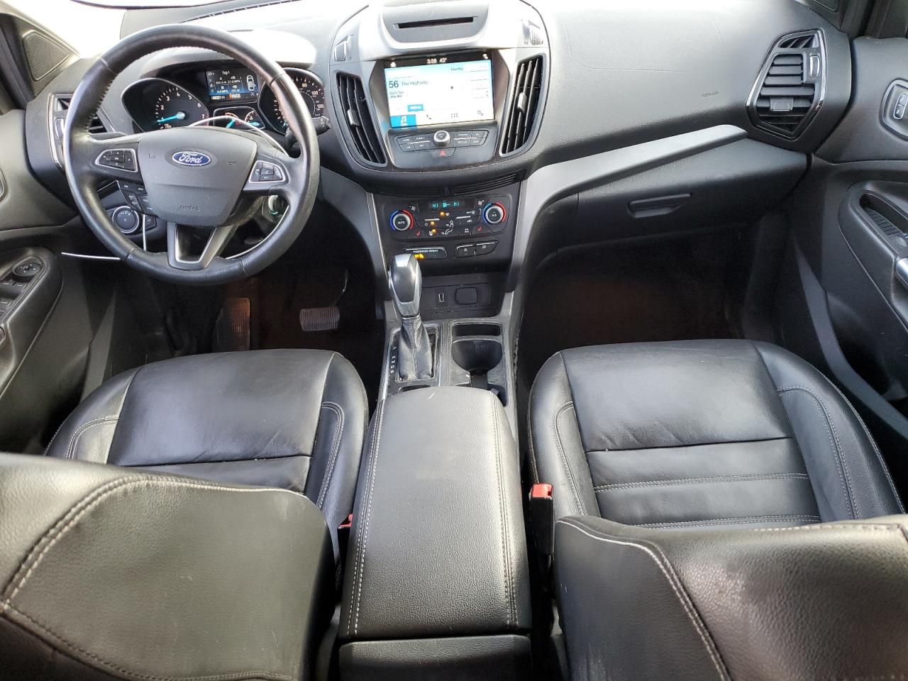 2018 Ford Escape VIN 1FMCU9HD7JUD04963 Copart auction photo, side / front end damage thumbnail 8
