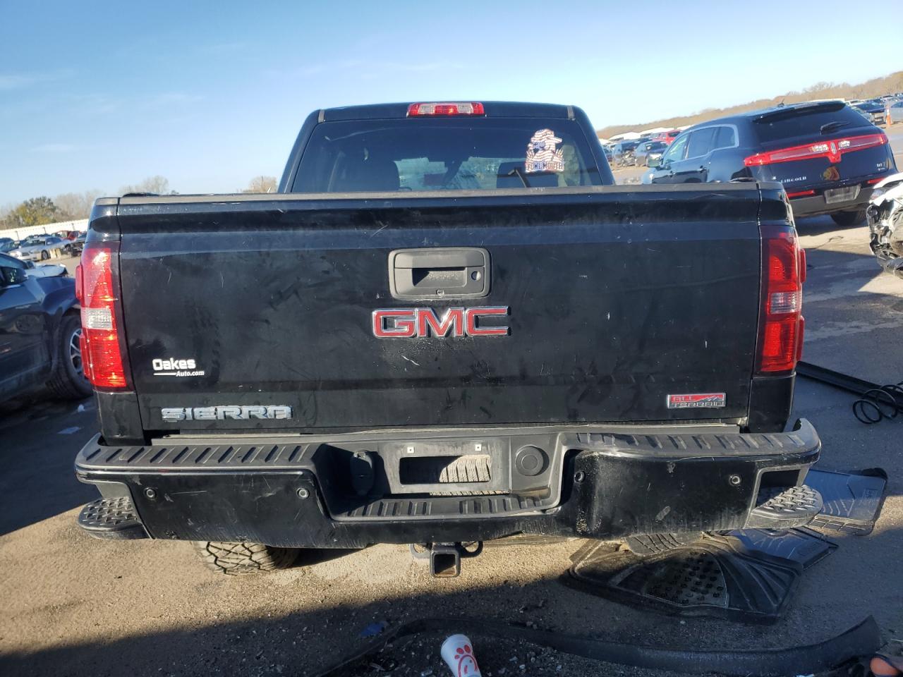 2014 GMC Sierra VIN 3GTU2VEC0EG562964 Copart auction photo, front end / side damage thumbnail 6