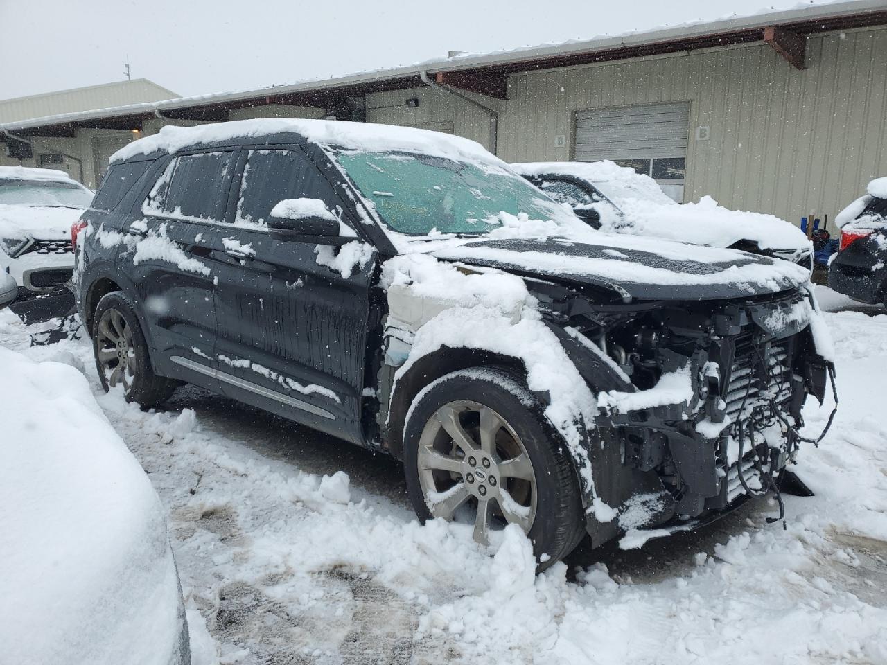 2020 Ford Explorer VIN 1FM5K8HC7LGA50138 Copart auction photo, front end damage thumbnail 4