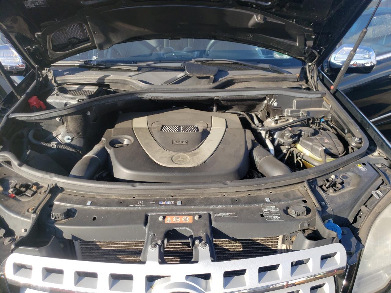 2010 Mercedes-Benz M-klasse VIN 4JGBB8GB4AA609740 Copart auction photo, front end damage thumbnail 12