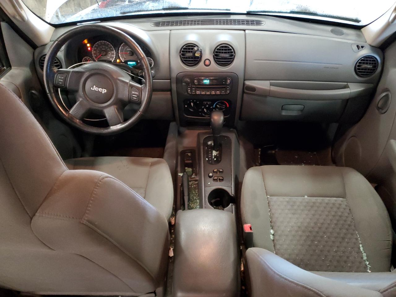 2007 Jeep Liberty (North America) VIN 1J4GK48K57W525627 Copart auction photo, front end / side damage thumbnail 8