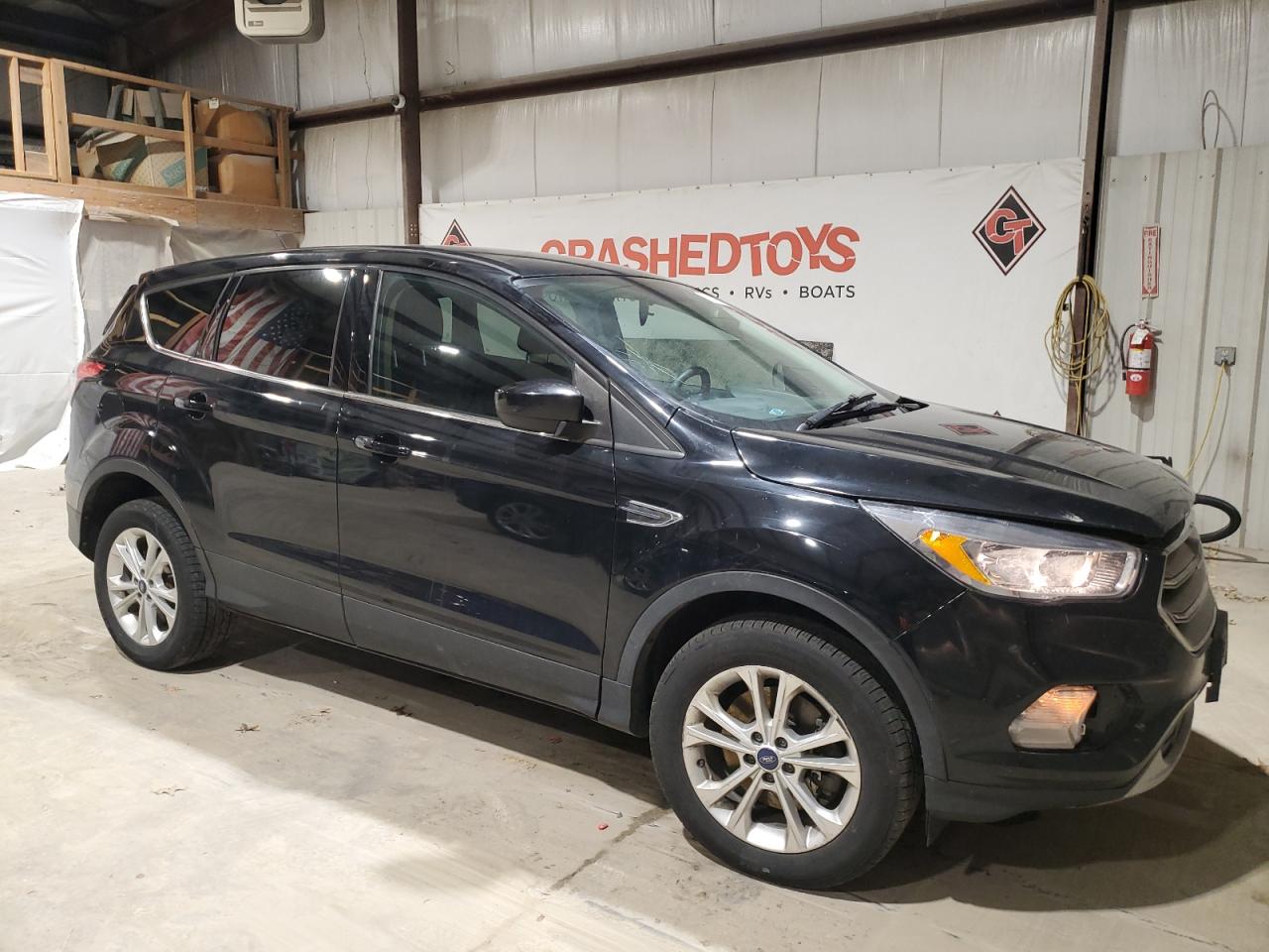 2017 Ford Escape VIN 1FMCU9GD2HUD23318 Copart auction photo, front end damage thumbnail 4