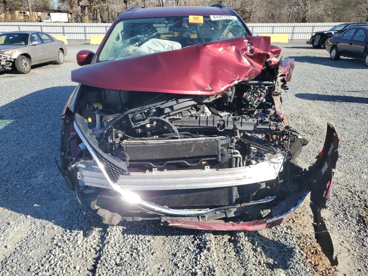 2019 Chrysler Pacifica VIN 2C4RC1BG3KR541504 Copart auction photo, front end / rear end damage thumbnail 5