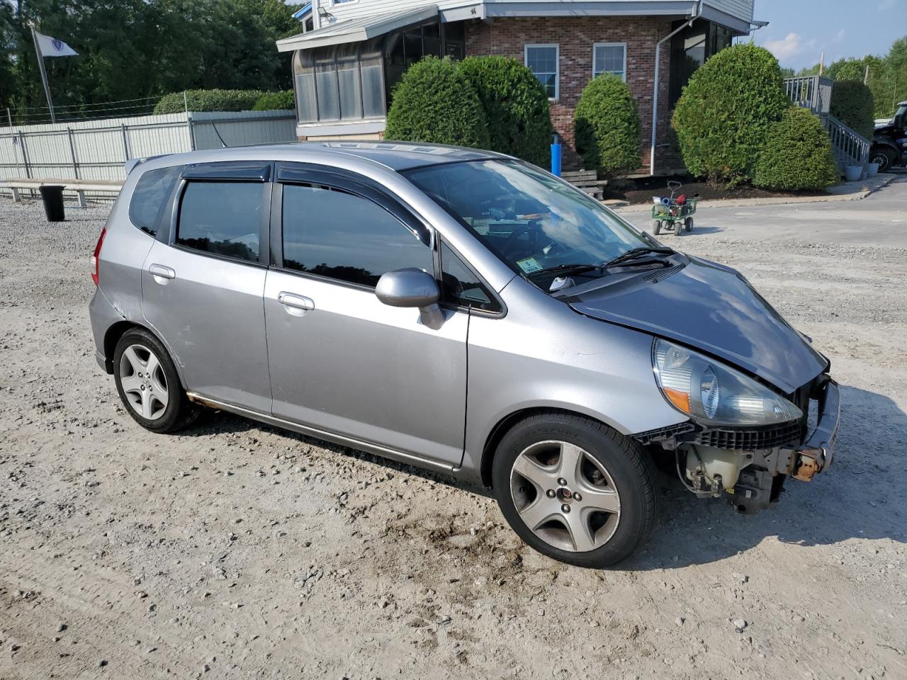 2008 Honda Fit VIN JHMGD38468S018402 Copart auction photo, front end / minor dent/scratches damage thumbnail 4