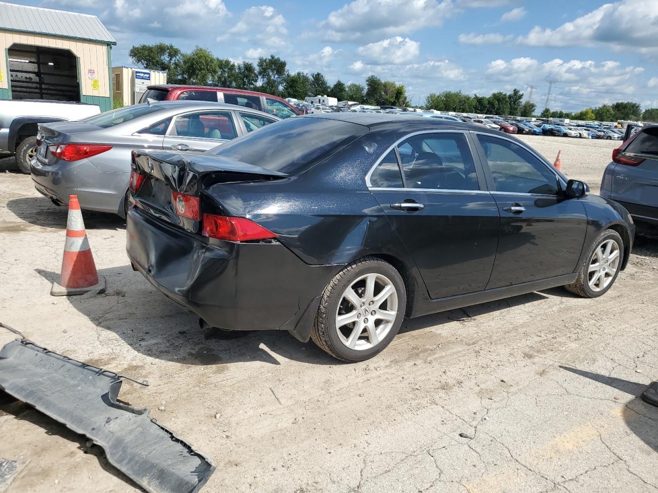 2004 Acura TSX VIN JH4CL96824C044221 Copart auction photo, rear end damage thumbnail 3