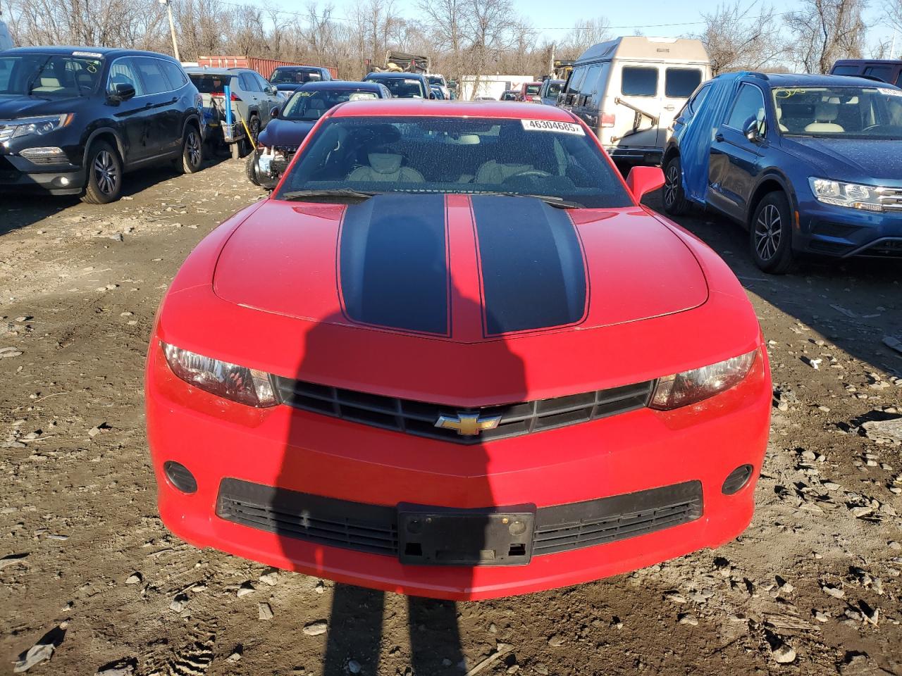 2015 Chevrolet Camaro VIN 2G1FB1E32F9232474 Copart auction photo, side damage thumbnail 5