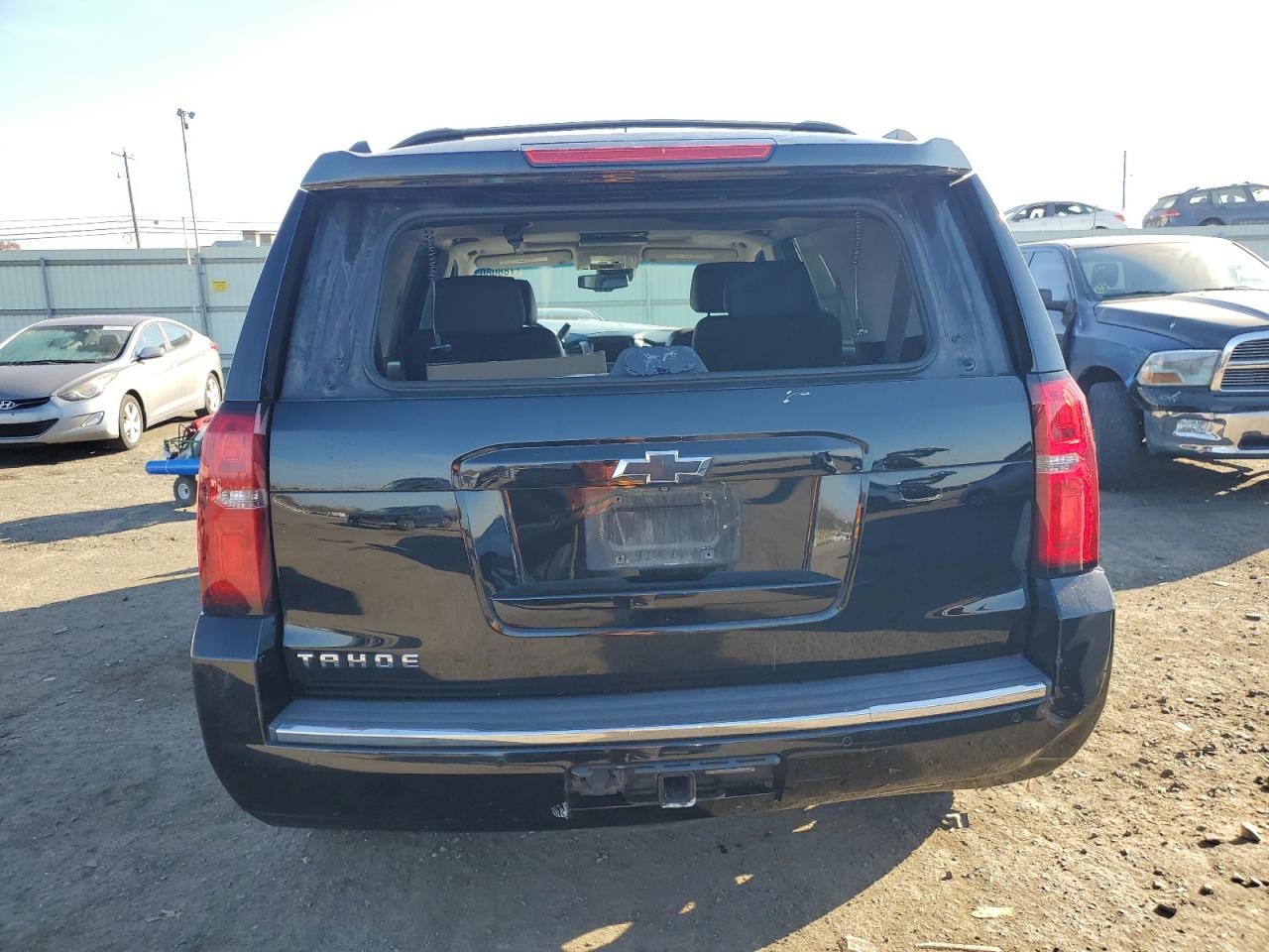 2015 Chevrolet Tahoe VIN 1GNSKCKC1FR600419 Copart auction photo, front end damage thumbnail 6