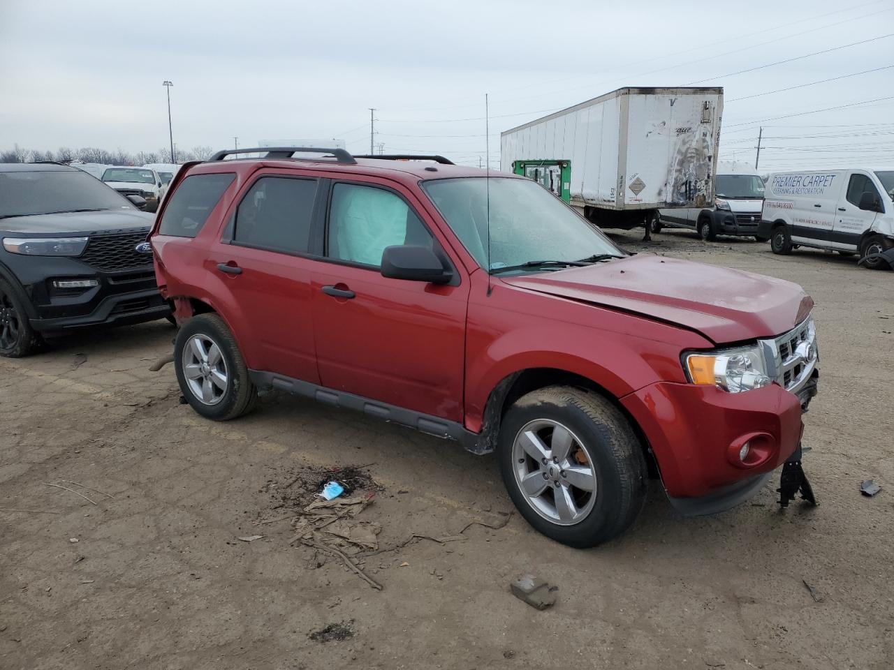 2012 Ford Escape VIN 1FMCU9D71CKB39829 Copart auction photo, all over damage thumbnail 4