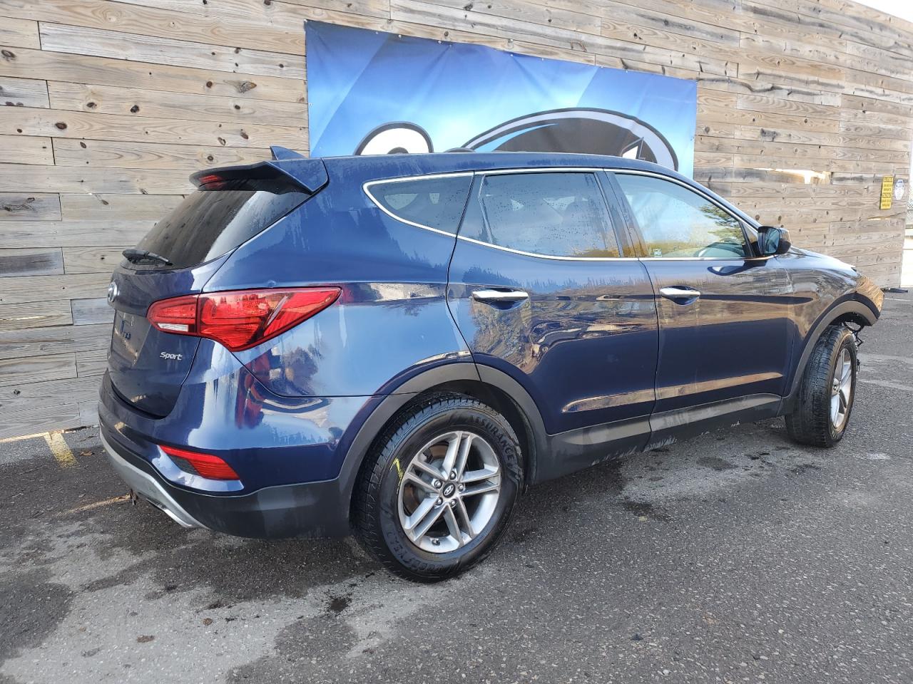 2017 Hyundai Santa Fe VIN 5XYZT3LBXHG395615 Copart auction photo, front end damage thumbnail 3