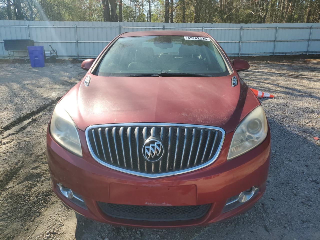 2014 Buick Verano VIN 1G4PP5SK8E4170351 Copart auction photo, side damage thumbnail 5