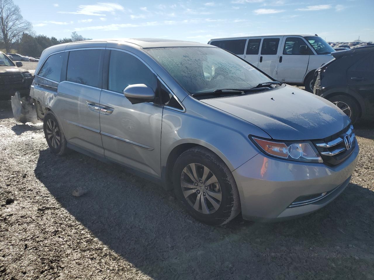2016 Honda Odyssey VIN 5FNRL5H65GB125351 Copart auction photo, rear end damage thumbnail 4