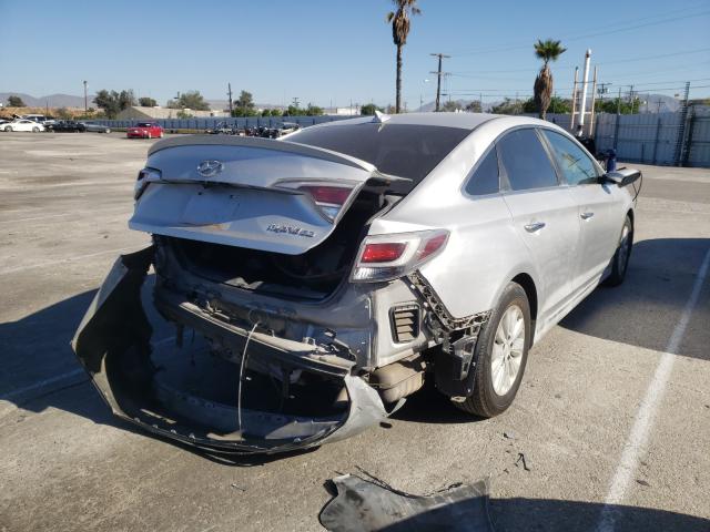 2016 Hyundai Sonata VIN KMHE24L17GA014179 Copart auction photo, rear end / minor dent/scratches damage thumbnail 4
