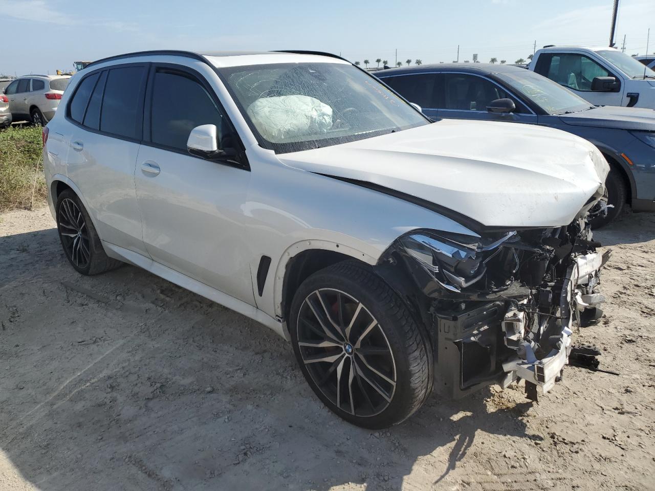 2023 BMW X5 VIN 5UXCR4C01P9S05305 Copart auction photo, front end damage thumbnail 4